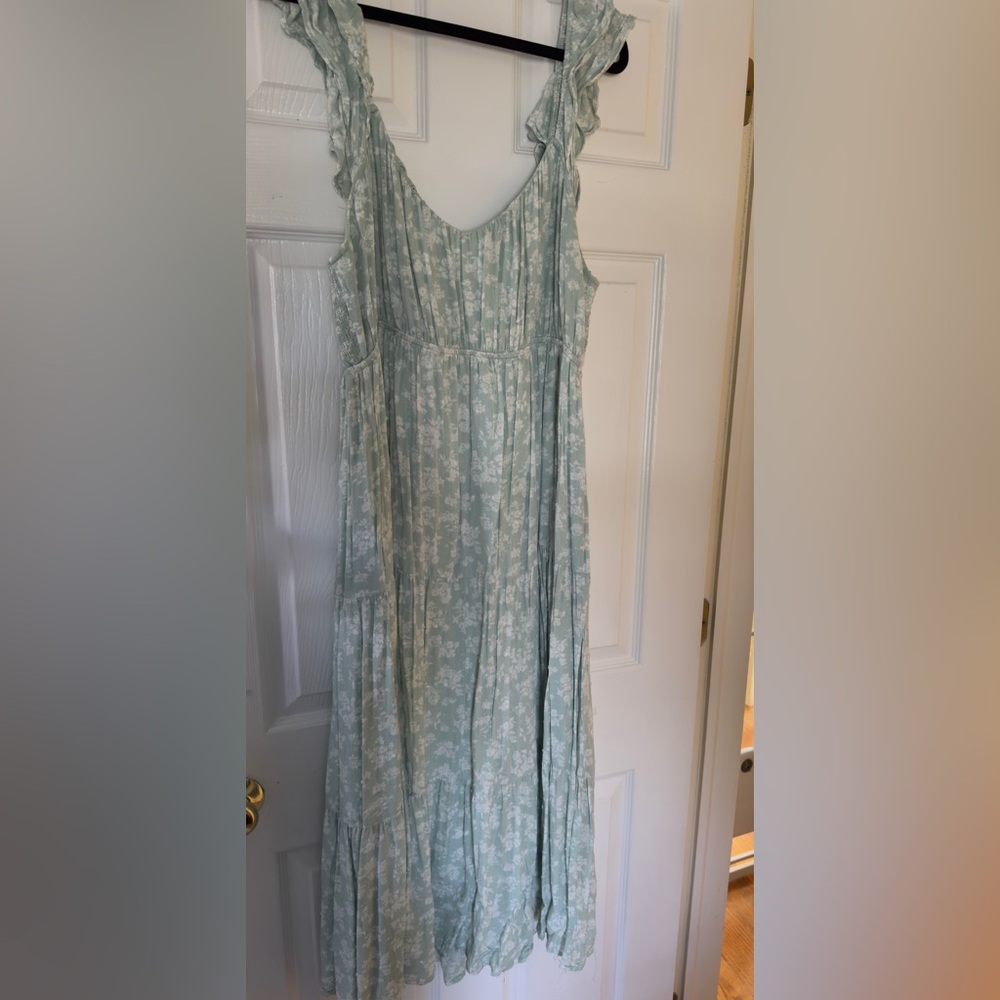 ARULA Light Blue Floral Dress